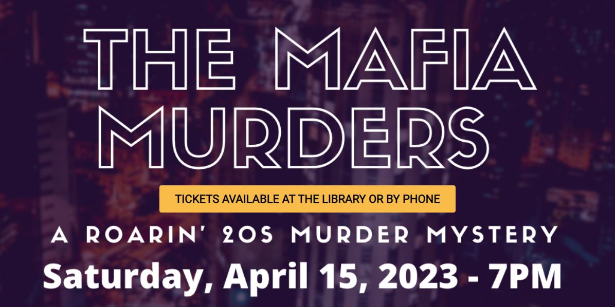 the mafia murders fundraiser event